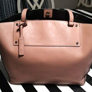 Nine West pink shoulder bag 17x12 Studded